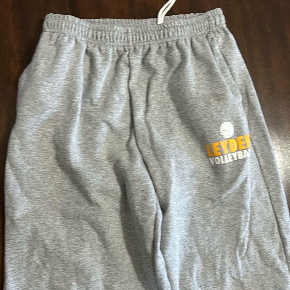 Gray sweatpants